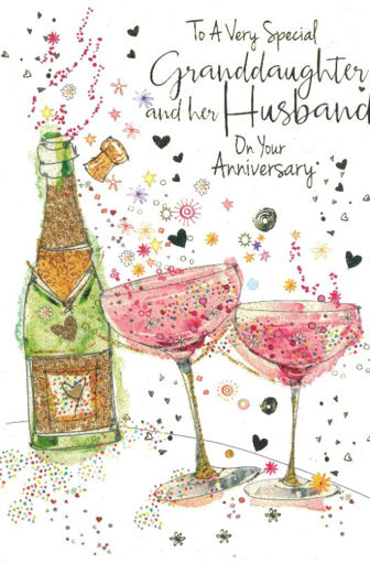 Picture of SPECIAL GRANDDAUGHTER & HUSBAND ANNIVERSARY CARD